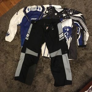 SHIFT Racing Pants, BILT and THOR long sleeves